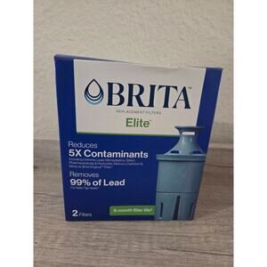 Brita Elite Replacement Filters for Brita Pitchers and Dispensers  2-Pack